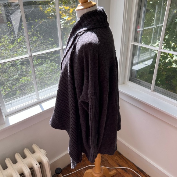 JENNIFER LOPEZ soft cozy wrap cardigan ribbed shawl collar gorgeous color - Picture 3 of 11